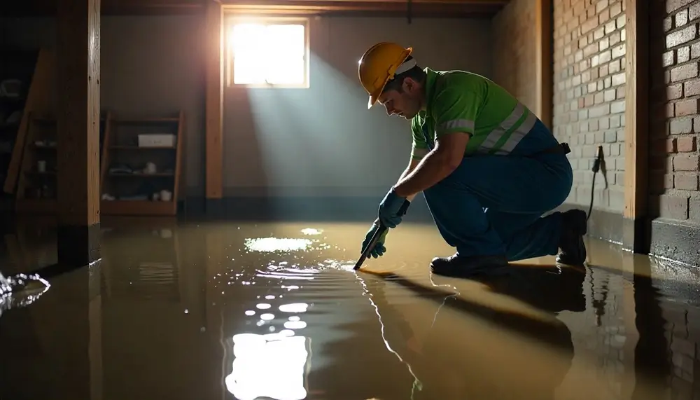 Professional water damage restoration services in Pewamo, MI